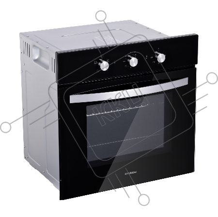 Духовой шкаф Электрический Hyundai HEO 6630 BG черный, встраиваемый