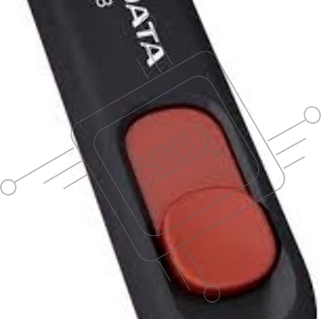 Флэш Диск USB 2.0 ADATA Flash Drive 64Gb С008 Black-Red