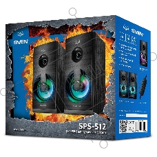 Колонки SVEN SPS-512 2.0 чёрные
