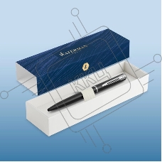 Ручка шариковая Waterman Graduate Allure (CW2068192) LaqBlack CT M син. черн. подар.кор.