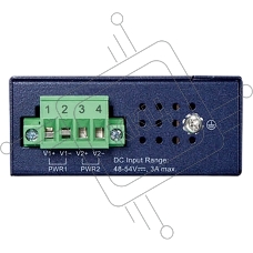 Коммутатор PLANET IGS-504PT IP30 Compact size 4-Port 10/100/1000T 802.3at PoE + 1-Port 10/100/1000T Gigabit Ethernet Switch (-40~75 degrees C, dual 48~54V DC)