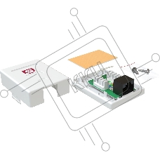 Розетка Sysmatrix SB 15EU.WH комп.RJ45 1 кат.5E UTP бел.