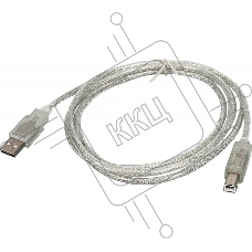 Кабель USB2.0 Ningbo USB A (m)/USB B (m) 1.8м прозрачный