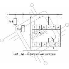 Реле времени PCU-507 (многофункц. два независимых вр. 1 мод. 230В 2х8А 2P IP20 монтаж на DIN-рейке) F&F EA02.001.022