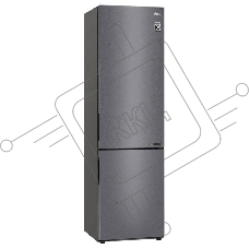 Холодильник LG GA-B509CLCL графитовый двухкамерный 277/107л морозилка снизу, No Frost