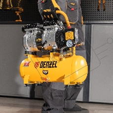 Компрессор DLS650/10 безмаслянный малошумный 650 Вт, 120 л/мин,ресивер 10 л  Denzel