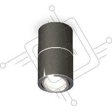 Светильник Ambrella Light XS7403040 DCH/PSL черный хром/серебро полированное MR16 GU5.3 (C7403, A2070, C7403, N7003)