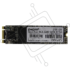 Накопитель SSD ExeGate NextPro+ UV500TS256, 256Gb, SATA III, M.2 2280, R/W 561/500