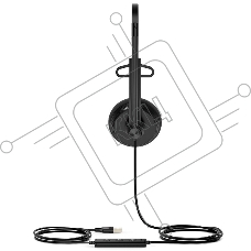 Гарнитура проводная Yealink UH34 Lite Mono UC
