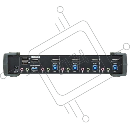 Переключатель KVM ATEN CS1924-AT-G USB DP 4PORT W/CAB