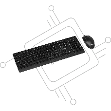 Проводной комплект Philips SPT6324, USB 2.0 104 клав/3 кнопки, 1600dpi, русская заводская раскладка, чёрный