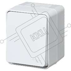 Выключатель 1-кл. AtlasDesign Profi54 IP54О/У кнопочный 10АХ белый SE