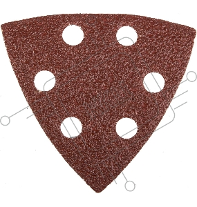 Шлифовальная бумага, лента, круги Треугольник шлифовальный универсальный STAYER (35460-040) на велкро основе, 6 отверстий, Р40, 93х93х93мм, 5шт