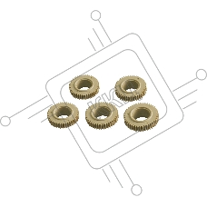 Шестерня CET3655 (JC66-01254A) для Samsung ML-2510 тефлонового вала