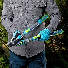 Сучкорез прямого реза, 560-735 мм, телескопические алюминиевые рукоятки, LUXE Palisad