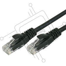 Кабель Патч-корд LAZSO WE-52U вилка RJ-45 кат.5е 1м черный LSZH