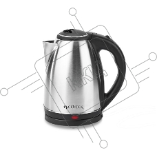 Чайник Centek CT-0035 (матовый) металл 1,5л, 2000W, хромированная вставка на крышке