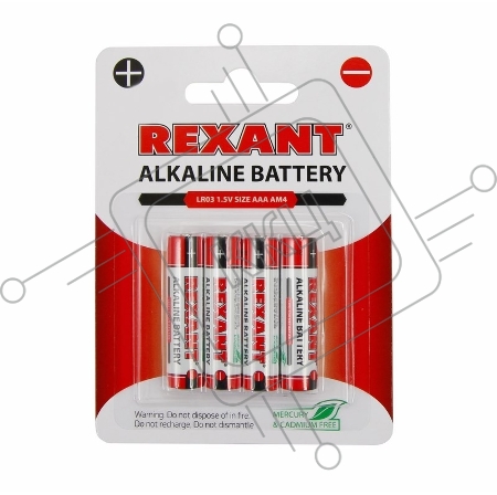 Алкалиновая батарейка AAA/LR03 1,5 V