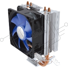 Кулер для процессора DEEPCOOL ICE EDGE MINI FS V2.0 синий, 80 мм, алюминий/медь, 2200 об/мин, 24.7 дБ, 3 pin, 100 Вт, 112 мм