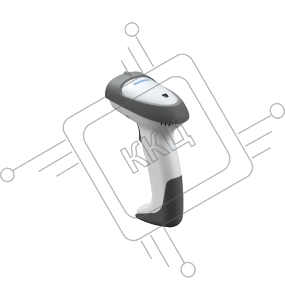 Сканер Mindeo MD2230AT+ белый {Сканер ШК (ручной, лазерный, 3mil, белый)  подставка, USB}