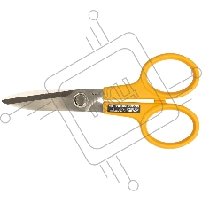 Ножницы OLFA OL-SCS-2 нерж.сталь желтый/серебр.