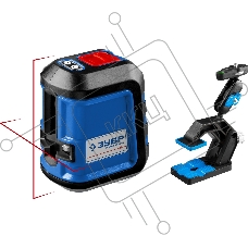 Нивелир лазерный ЗУБР КРЕСТ-15 (34902-2_z01) суперкомпакт, 15м, точн. +/-0,3 мм/м, держатель