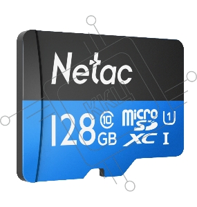 Флеш-Карта NeTac P500 Standard MicroSDXC 128GB U1/C10 up to 80MB/s, retail pack card only