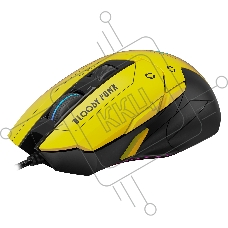 Мышь проводная A4Tech Bloody W70 Max желтый/черный, 10000 dpi, USB, кнопки - 9