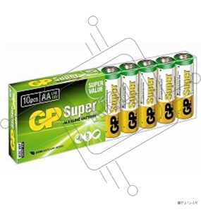 Батарея GP Super Alkaline 15A LR6 AA (10шт)