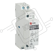 Контактор модульный КМ 20А 2NО (1 мод.) EKF km-1-20-20