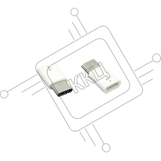 Переходник-адаптер Micro USB - USB TYPE-C. Белый