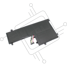 Аккумуляторная батарея для ноутбука Lenovo Legion Y7000 11.4V 4800mAh OEM короткий шлейф