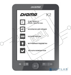 Электронная книга Digma K2 6