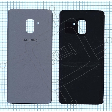 Задняя крышка для Samsung A730F Galaxy A8 Plus (2018) серебристая