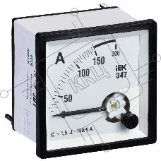 Амперметр Э47 72х72мм 150/5А кл. точн. 1.5 ИЭК IPA10-6-0150-E