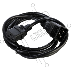Шнур питания Rem R-16-CORD-C19-S-1.8 C19-Schuko проводник.:3x1.5мм2 1.8м 250В 16А (упак.:1шт) черный