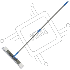 Швабра для пола BRILLIANCE с насадкой из микрофибры с абразивом, телескопич. рукоятка 120см