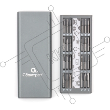 Отвертка с набором бит Cablexpert TK-SD-08R (49 предметов)