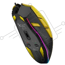 Мышь проводная A4Tech Bloody W70 Max желтый/черный, 10000 dpi, USB, кнопки - 9