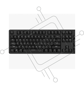 Клавиатура беспроводная/проводная Dareu EK810G Black (черный), D-свитчи Red (linear), PBT-кейкапы (ABS double shot keycaps), подключение: проводное USB+2.4GHz, раскладка клавиатуры ENG/RUS
