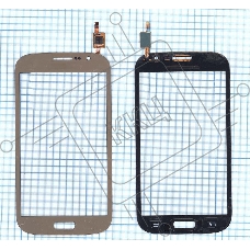 Сенсорное стекло (тачскрин) для Samsung Galaxy Grand Neo Duos GT-I9060 золотистое