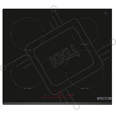 Индукционная варочная панель Bosch PIF631HB1E, 60 см, индукция, скошенные края, сенсорное управление, черный