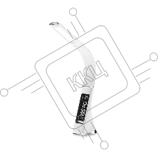 Светодиодная настольная лампа с дисплеем Ambrella light DE508 WH белый LED 3000-6400K 6W+LCD 2W
