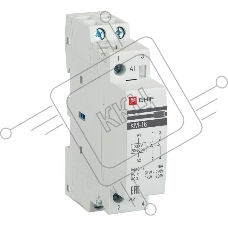 Контактор модульный EKF km-1-16-20 КМ 16А  2NO (1 мод.) PROxima