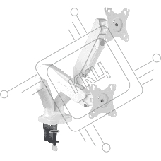 Кронштейн ONKRON G160 для монитора 13