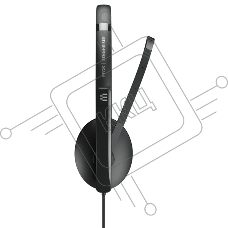 Накладная односторонняя USB-гарнитура EPOS / Sennheiser ADAPT 130 USB, Single-sided HS, USB (Ex 508314)