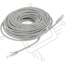 Патч-корд Premier PP31-20M-LSZH 1Гбит/с UTP 4 пары cat.5E CCA molded 20м серый RJ-45 (m)-RJ-45 (m)