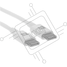 Кабель USB Defender F182 TypeC-TypeC 2м, белый