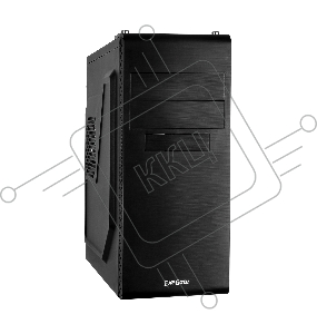 Корпус Exegate Miditower UN-603 Black, ATX, <UN350, 120mm> 2*USB, Audio