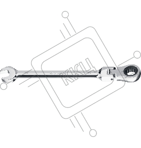 Комбинированный гаечный ключ ЗУБР трещоточный шарнирный 10 мм